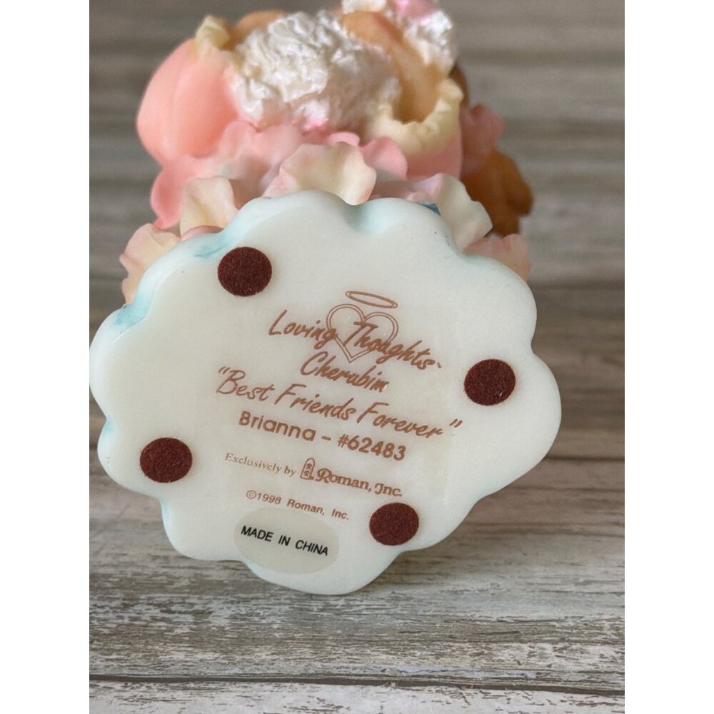 Roman Inc “Loving Thoughts Cherubim” Figurine 3-Pc Lot Emily Best Friends w/Box - Picture 12 of 16